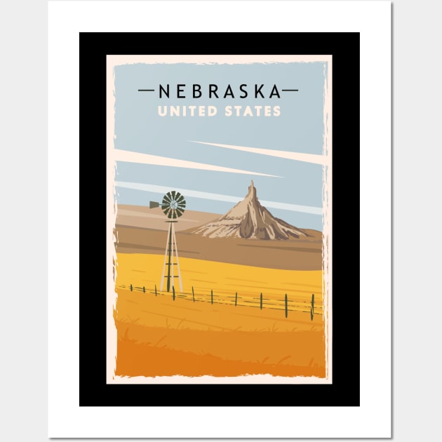 nebraska Wall Art by husnimubarok